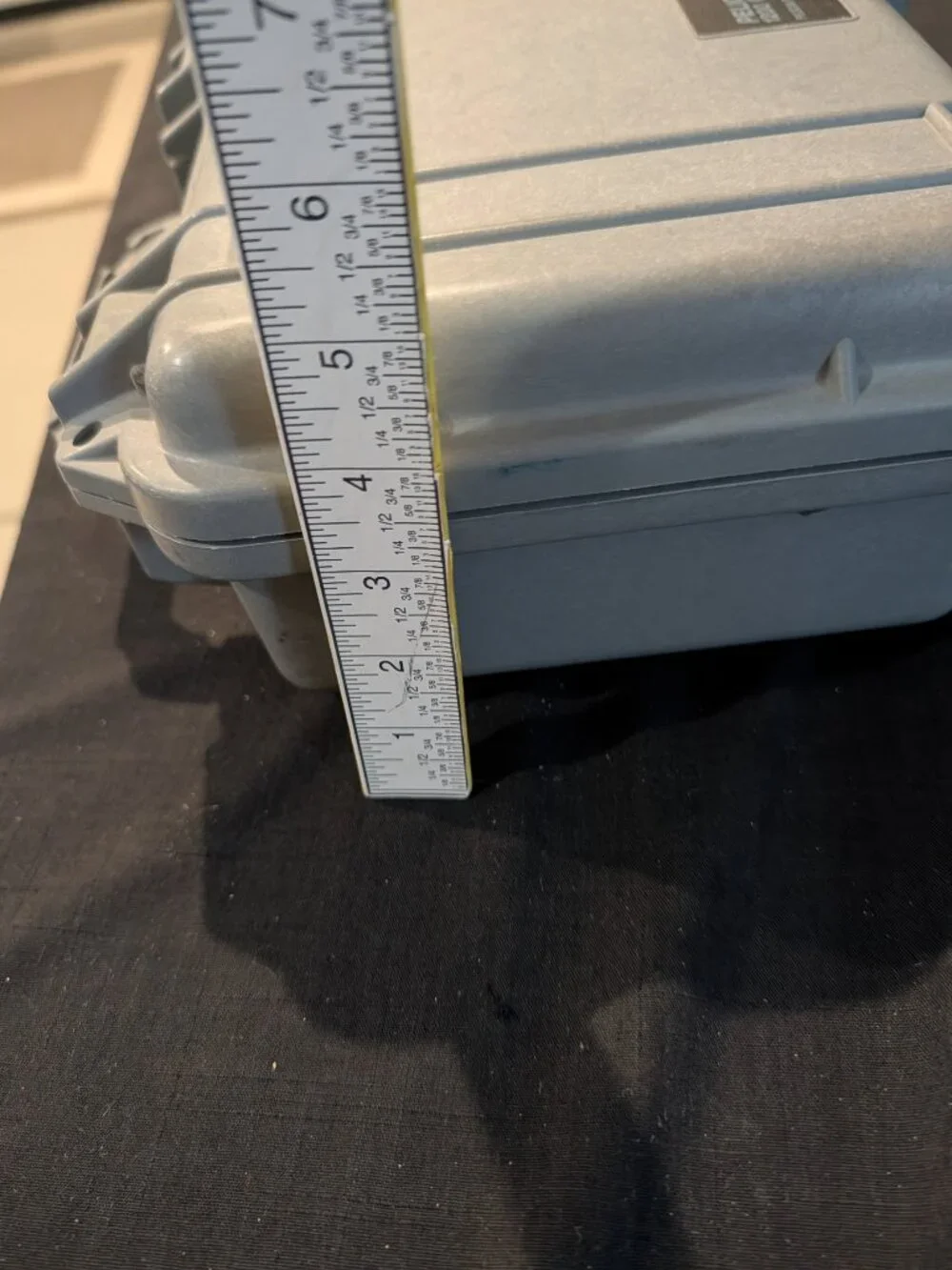 Pelican 1200 Protector Case Gray with Extra Foam Inserts - Excellent Condition